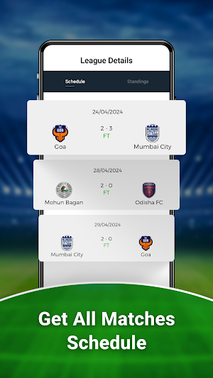 Football HD TV Live Score Screenshot 1