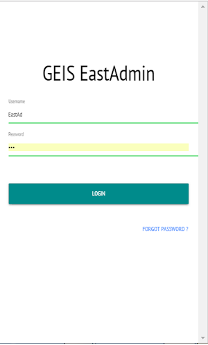 GWIS West Admin Screenshot 0