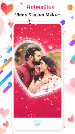 Heart Photo Effect Video Maker with Music Screenshot 1