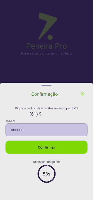Peneira Pro Screenshot 1