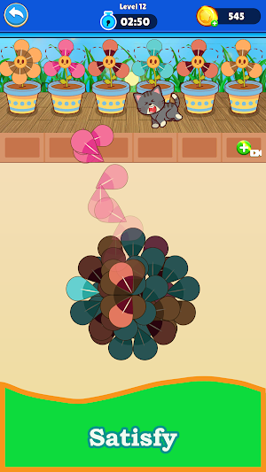 Meow Blossom Match Screenshot 2