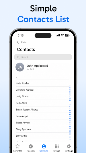 Contacts Screenshot 0
