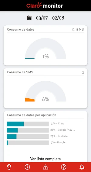 Claro Monitor Screenshot 0