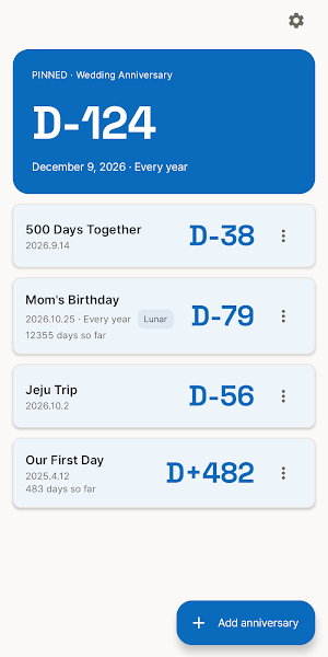 Diem – D-Day Countdown Widget Screenshot 3