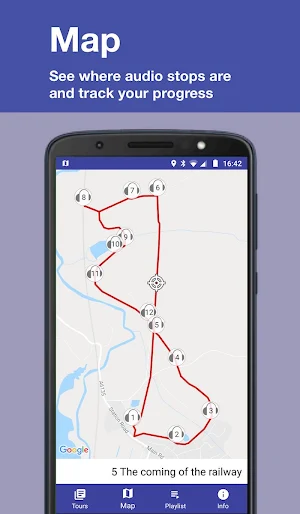 NE Derbyshire audio trails Screenshot 2