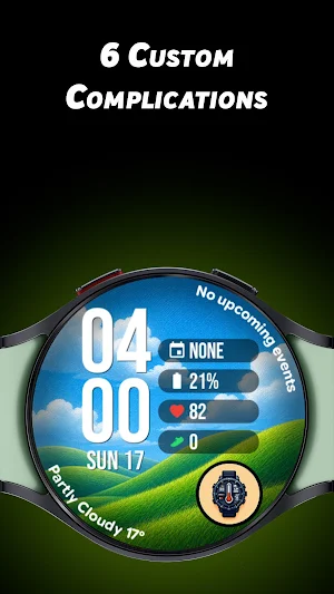 Scenery Weather - Watch face Screenshot 3