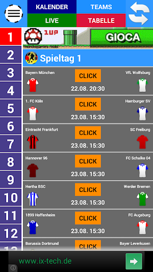 German Football 2014-2015 Screenshot 1