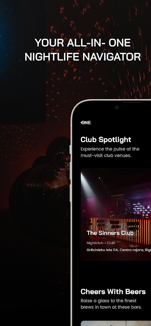 Plus One: The Nightlife Guide Screenshot 0