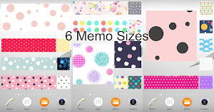Sticky Memo Notepad *Dots* 2 Screenshot 1