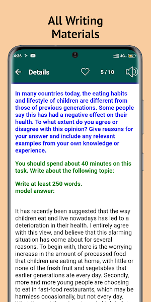 IELTS Writing Master Screenshot 3