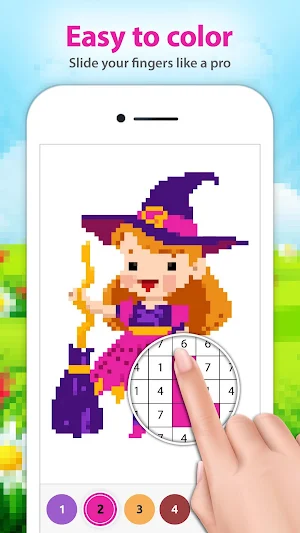 Free Color by Number - Pixel Art Screenshot 2