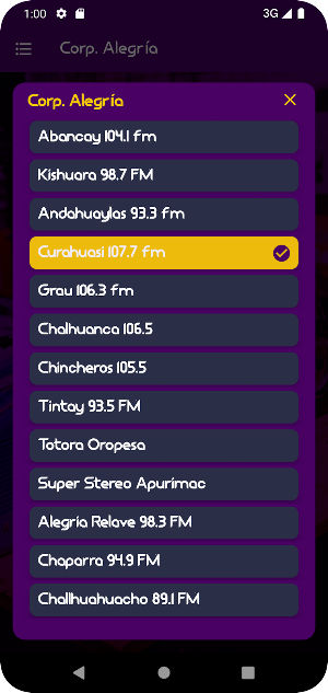 Corporación Alegría Screenshot 1