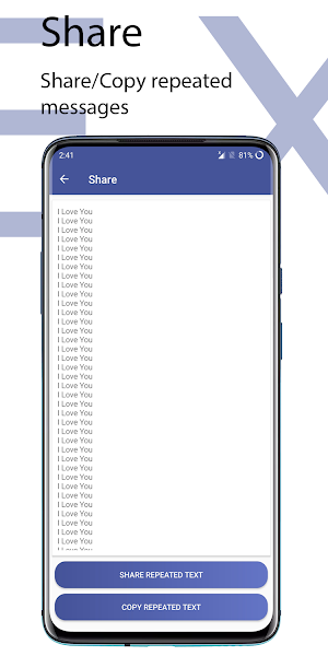 Text Repeater Screenshot 3