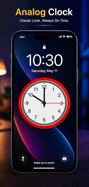 Clock Widget: Analog & Digital Screenshot 0