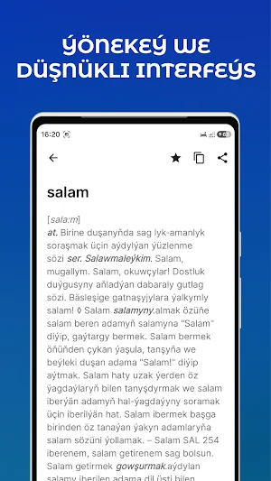 Türkmen düşündirişli sözlük Screenshot 3