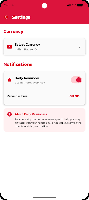 NoJunk– No Junk Food Challenge Screenshot 2
