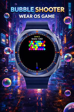 Bubble Shooter Wear OS Screenshot 2