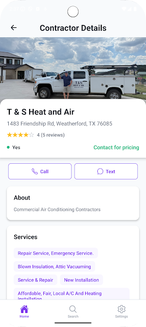 Contractors Directory Screenshot 1