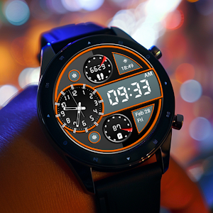 Key WF70 Luxury Watch Face Screenshot 1