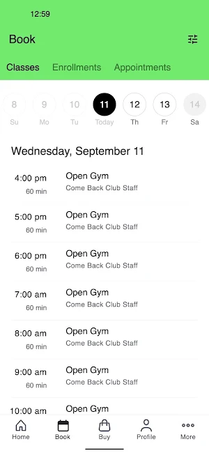 Come Back Club Screenshot 1