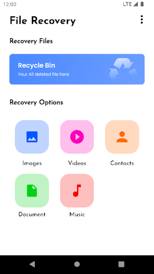 File and Contact Recovery Screenshot 0