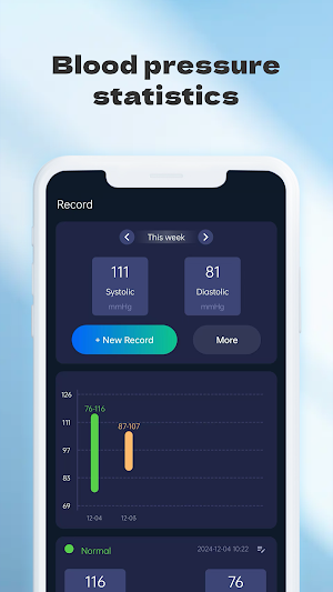 Blood Pressure Monitor Screenshot 2