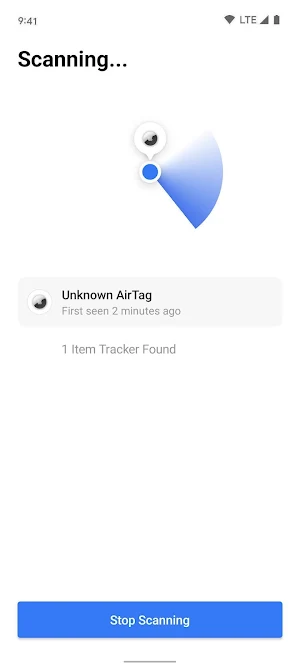 Tracker Detect Screenshot 1