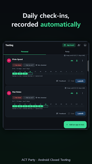 ACT Party: Closed Testing Screenshot 1