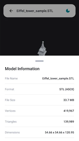 STL 3D File Viewer Screenshot 1