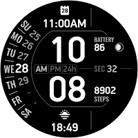 ALX09 Digital Watch Face