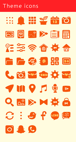 Mr. Taiyaki Theme +HOME Screenshot 3