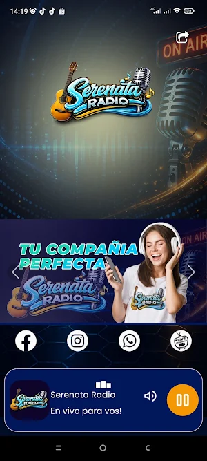 Serenata Radio Online Screenshot 1