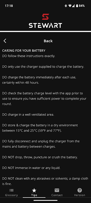 Stewart Golf SmartPower Beta Screenshot 2
