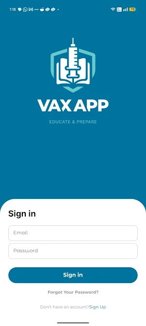 VaxApp Screenshot 1