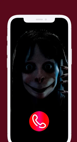 Scary Creepy Momo challenge call horror 666 Screenshot 1