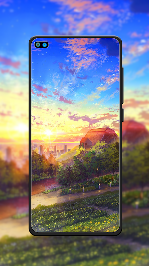 Anime Landscape Wallpaper HD Screenshot 1