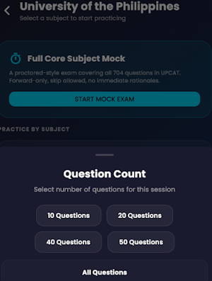 UPCAT USTET DCAT ACET REVIEWER Screenshot 3