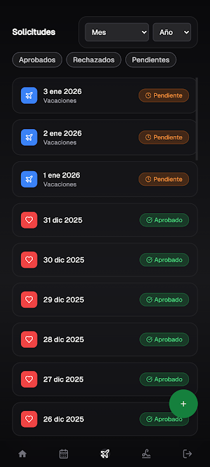 Gestión de vigilantes Screenshot 2