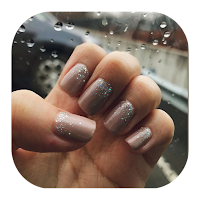 Subtle Spark Nail Art Design
