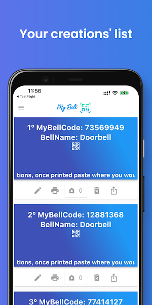 MyBellQR Digital Doorbell LITE Screenshot 2