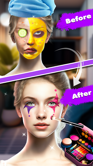 DIY Makeup ASMR Game For Girls Screenshot 0