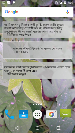বাংলায় বাণী (Quote in Bangla) Screenshot 2