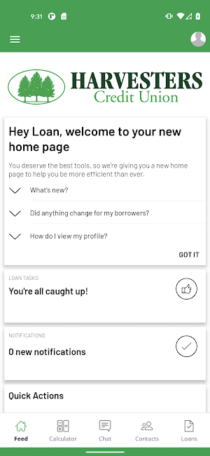 HarvestersCU Mortgage Mobile Screenshot 0