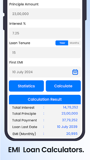 LoanBiz - EMI Loan Calculator Screenshot 2