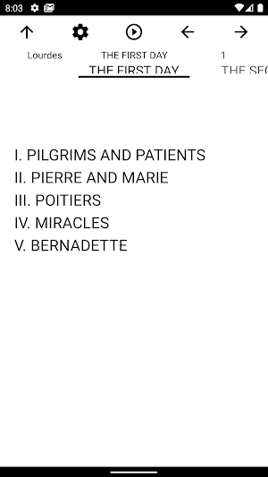 Book, Lourdes Screenshot 1