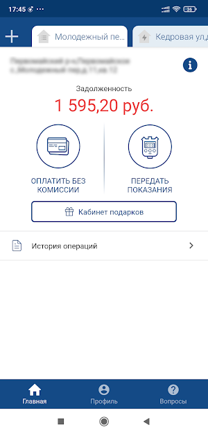 Мой Томскэнергосбыт Screenshot 1
