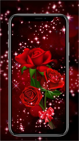 Red Rose Live Wallpapers HD Screenshot 1