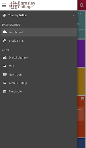 Barnsley College MyDay Screenshot 1