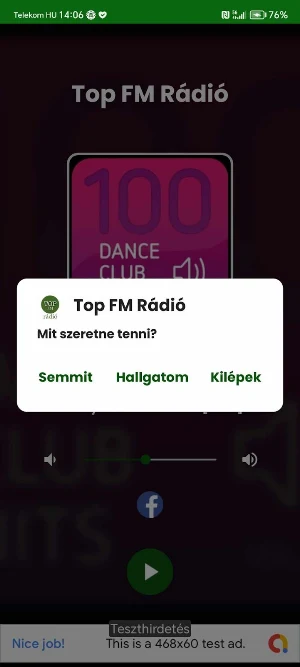 TOP FM rádió Screenshot 1