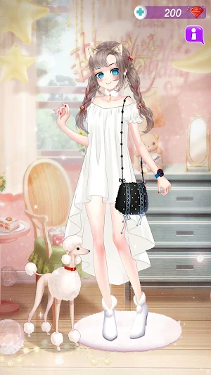 Anime Dress Up Queen Game for girls Screenshot 3